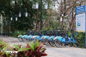 胡志明市新增500辆共享电单车 助力绿色出行