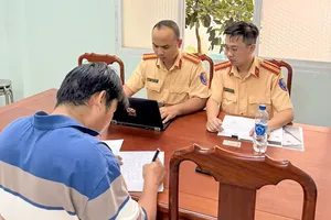 L.V.H.在公安机关录取口供。