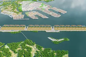 芹耶国际中转港效果图。