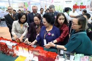 出席 2026 年越南食品配料展（Fi Vietnam 2026）的嘉宾、企业代表及参观者。