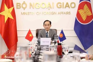 越南外交部长黎怀忠出席会议。