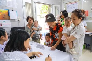 河内市6月初为近40万名儿童补充维生素A。