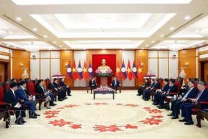 会见现场。