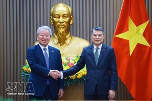 越南政府总理黎明兴会见日本国际协力机构理事长田中明彦。