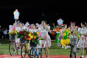 林同省少年儿童参加2026年全国少年儿童节。