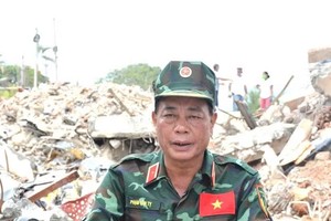 越南国防部总参谋部救援救灾局副局长范文巳少将。图自人民军报
