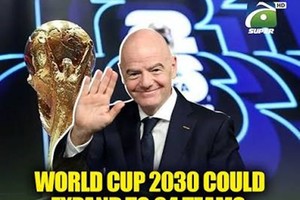 国际足联主席突然重提世界杯扩军至64支球队的可能性。