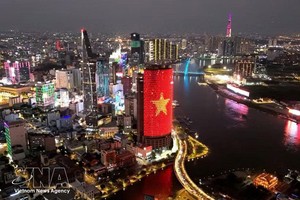 胡志明市中心。图自越通社
