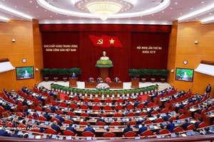 党中央十四届三中全会22日进入第三个工作日。图自越通社