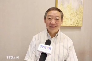 中国云南省社会科学院南亚—东南亚研究所名誉所长朱振明教授。 图自越通社