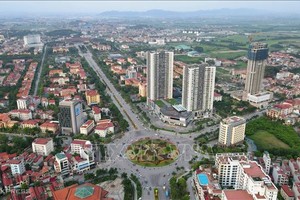 北宁市一角。示意图：越通社播发
