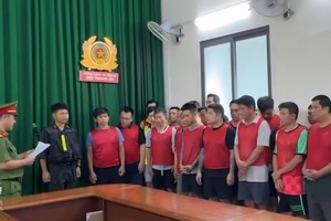 被起诉的各嫌疑人。图：公安机关提供