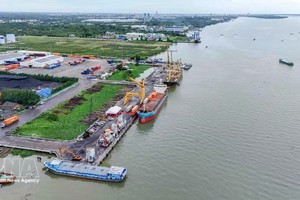 预计自2026年9月起，九龙江三平原农产品将从丐崔港（Cái Cui）直接出口至中国广西。图自越通社