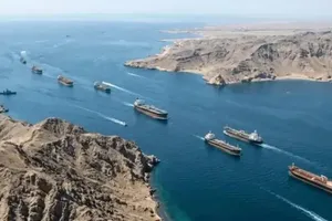 Eo biển Hormuz. Ảnh: SANA 霍尔木兹海峡。图：叙利亚国家通讯社（SANA）