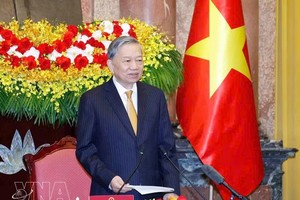 越南党中央总书记、国家主席苏林。图自越通社