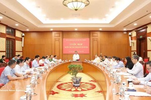 陈锦秀同志主持召开中央35号指委会2026年第三季度常务会议。图自越通社