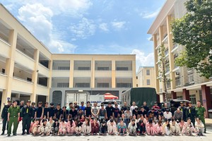 PC04科抓获并处理126名涉案人。图: 公安机关提供