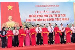 黄叔抗纪念馆遗迹价值发挥项目剪彩落成仪式。图 : 源魁