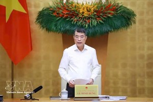 政府总理黎明兴在河内主持召开2026年9月政府例行会议及政府与地方视频会议。图自越通社