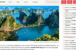 Routard.com网站的文章称，越南下龙湾是“世界上最美丽的奇观之一”，每个人一生至少应该来此欣赏一次。图片：越通社发