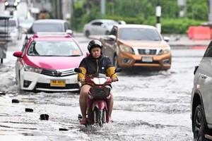 泰国首都曼谷面临30%面积永久被淹的风险。图自新华社/越通社发