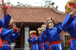 春谱舞蹈”——越南独具特色的国家级非物质文化遗产。图自越通社