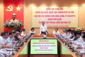 党中央总书记、国家主席苏林发表讲话。图自越通社