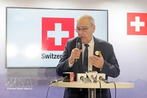 瑞士联邦总统盖伊·帕姆兰。图：越通社发