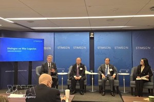 越南驻美国大使阮国勇出席东南亚战争遗产对话会。图自越通社