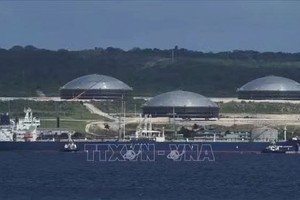 一艘俄罗斯油轮。示意图：越通社播发