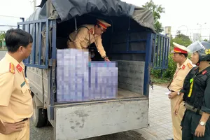 Phương tiện cùng tang vật bị lực lượng chức năng tỉnh An Giang phát hiện và bắt giữ