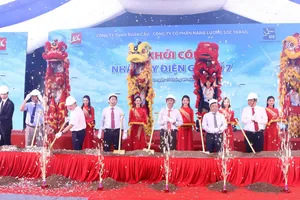 Nghi thức động thổ khởi công Nhà máy điện gió số 7  tại thị xã Vĩnh Châu, tỉnh Sóc Trăng