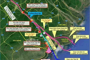 Phê duyệt chi tiết vùng đất, vùng nước cảng biển Sóc Trăng