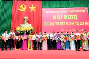 Công bố lãnh đạo các sở, ban, ngành tỉnh Vĩnh Long