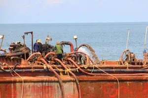 Sử dụng 2 triệu m³ cát biển thi công cao tốc Châu Đốc - Cần Thơ - Sóc Trăng