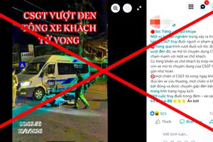 Cần Thơ: Bác bỏ thông tin CSGT vượt đèn đỏ gây tai nạn chết người