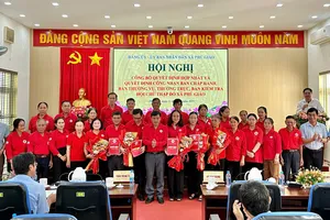 Hơn 2.500 hội viên tham gia Hội Chữ thập đỏ xã Phú Giáo