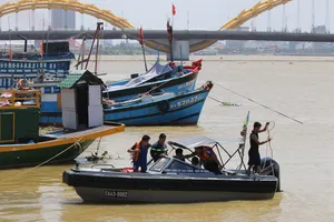 Một người đi câu mất tích trên sông Hàn 