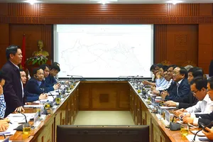 Bộ trưởng Bộ GTVT Nguyễn Văn Thể làm việc với tỉnh Quảng Nam 