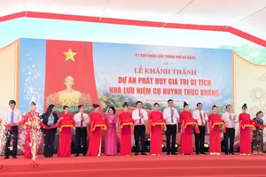 Khánh thành dự án Phát huy giá trị di tích Nhà lưu niệm cụ Huỳnh Thúc Kháng
