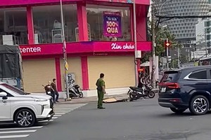 交通事故现场。