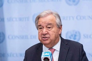 联合国秘书长古特雷斯。