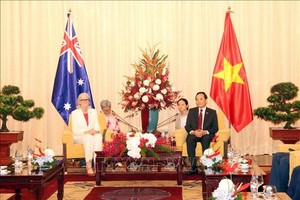 党中央书记处书记、胡志明市市委书记陈留光会见了澳大利亚总督萨曼莎·莫斯廷。
