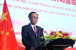 越南外交部代理部长黎怀忠在会上发言。