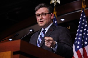 美国会众议院议长约翰逊。