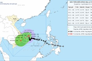 15号台风移动缓慢并趋于减弱。