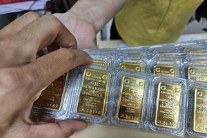 SJC金片价格正处于5周以来的最低点。