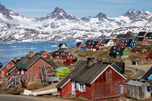格陵兰岛的塔西拉克镇。图：路透社