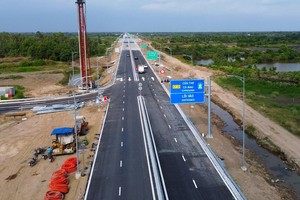 后江－金瓯高速公路终点与川亚路线的互通枢纽。图：嘉百