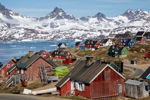 格陵兰岛的塔西拉克镇。图：路透社